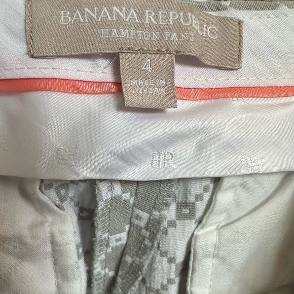 Banana Republic “Hampton Pant” Argyle Pattern Crop Pants - Picture 6 of 6